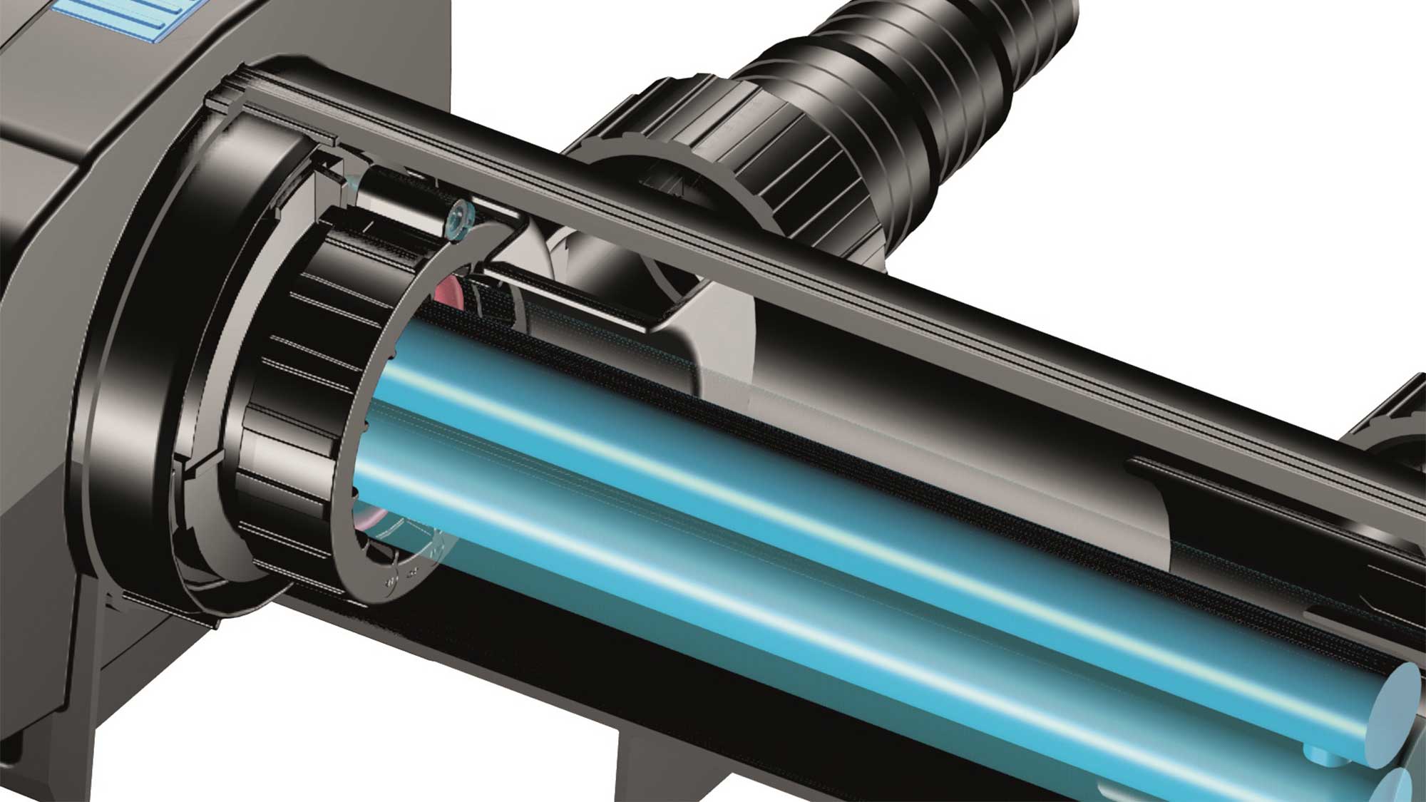 OASE106327-Vitronic55W The Oase Vitronic 55W UV ensures clear water in natural ponds to 60mยณ and goldfish ponds up to 30mยณ killing algae that causes green water.