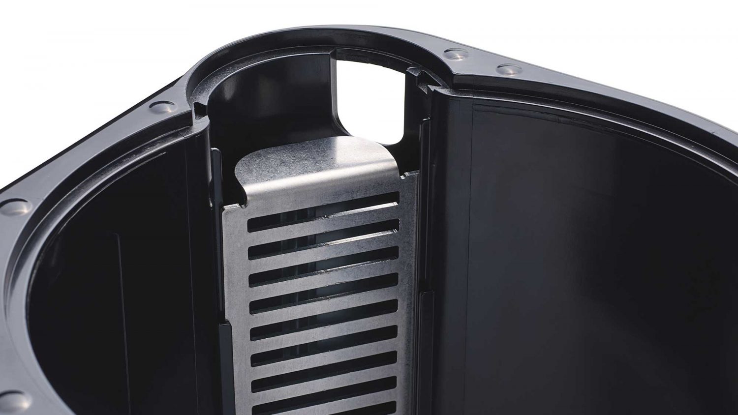 The Oase ProfiSkim Wall is a pond skimmer design for gravity fed filter systems, and is installed into your pond wall during construction.