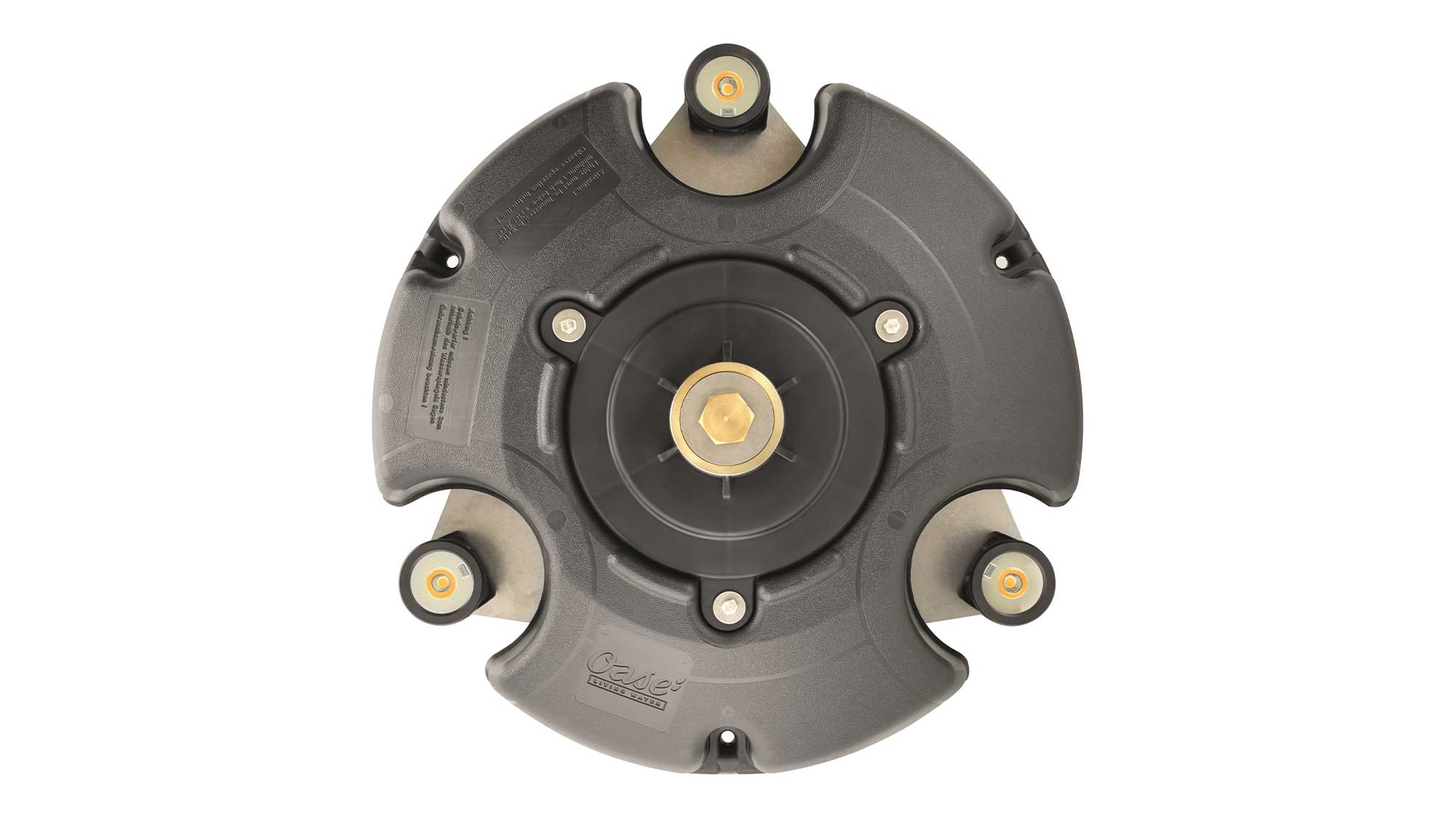 OASE108686-PondJet-Eco The Oase PondJet Eco Floating Fountain is ideal for deeper ponds, in situations where a standard fountain pump will not reach the surface.
