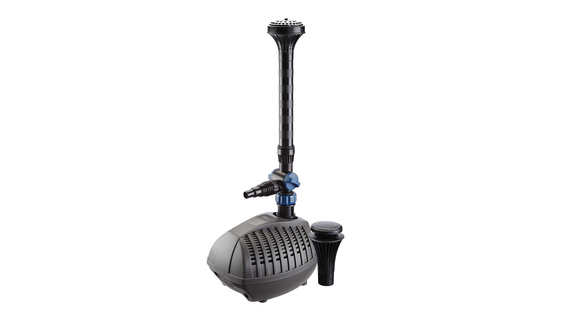 Aquarius Fountain Set Eco 7500 The Aquarius Fountain Set Eco 7500 - telescopic extension with integrated swivel head to adjust to the depth and gradient of your pond.