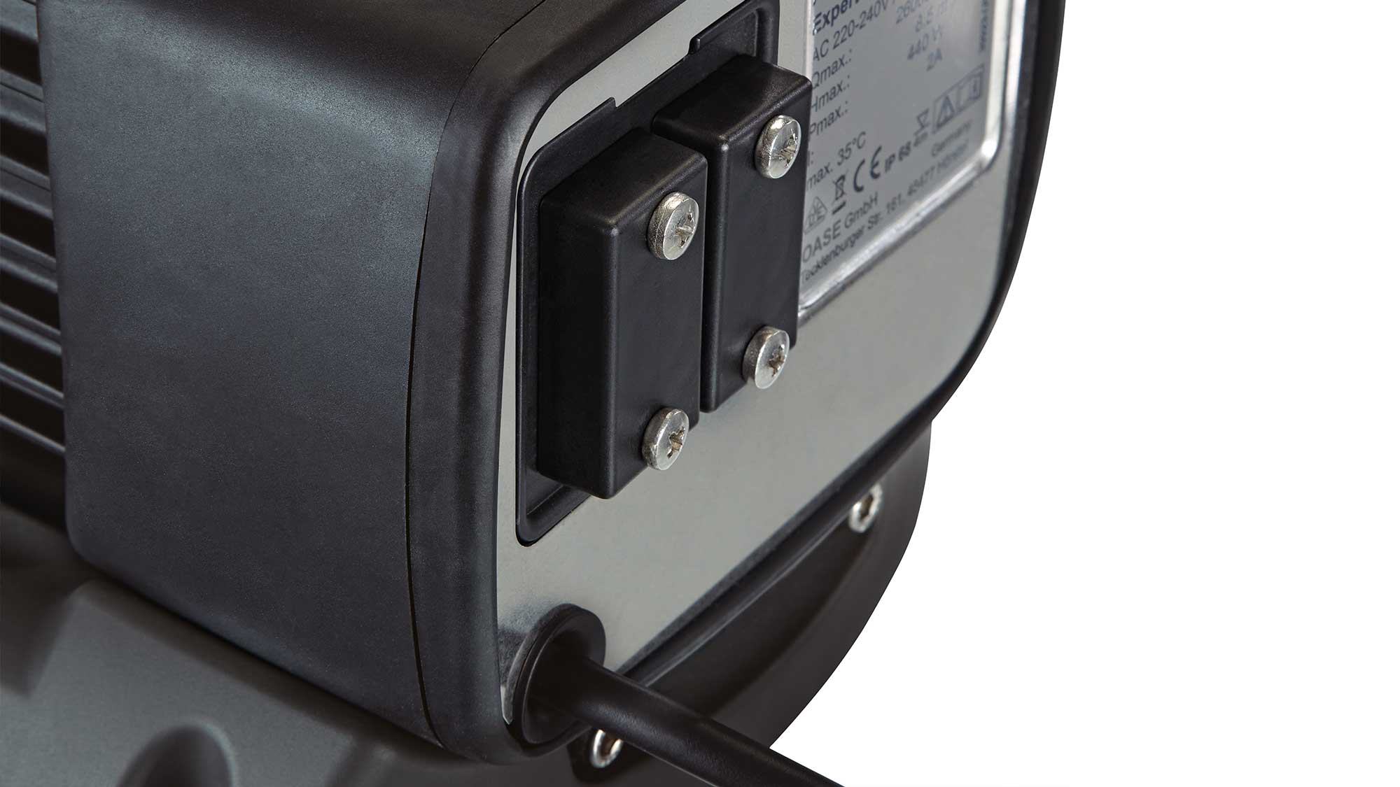 OASE158865-AquaMaxEcoExpert-44000 The Oase Aquarius Eco Expert 44000 is a powerful water feature pump with a vertical lift of over 10 metres. I