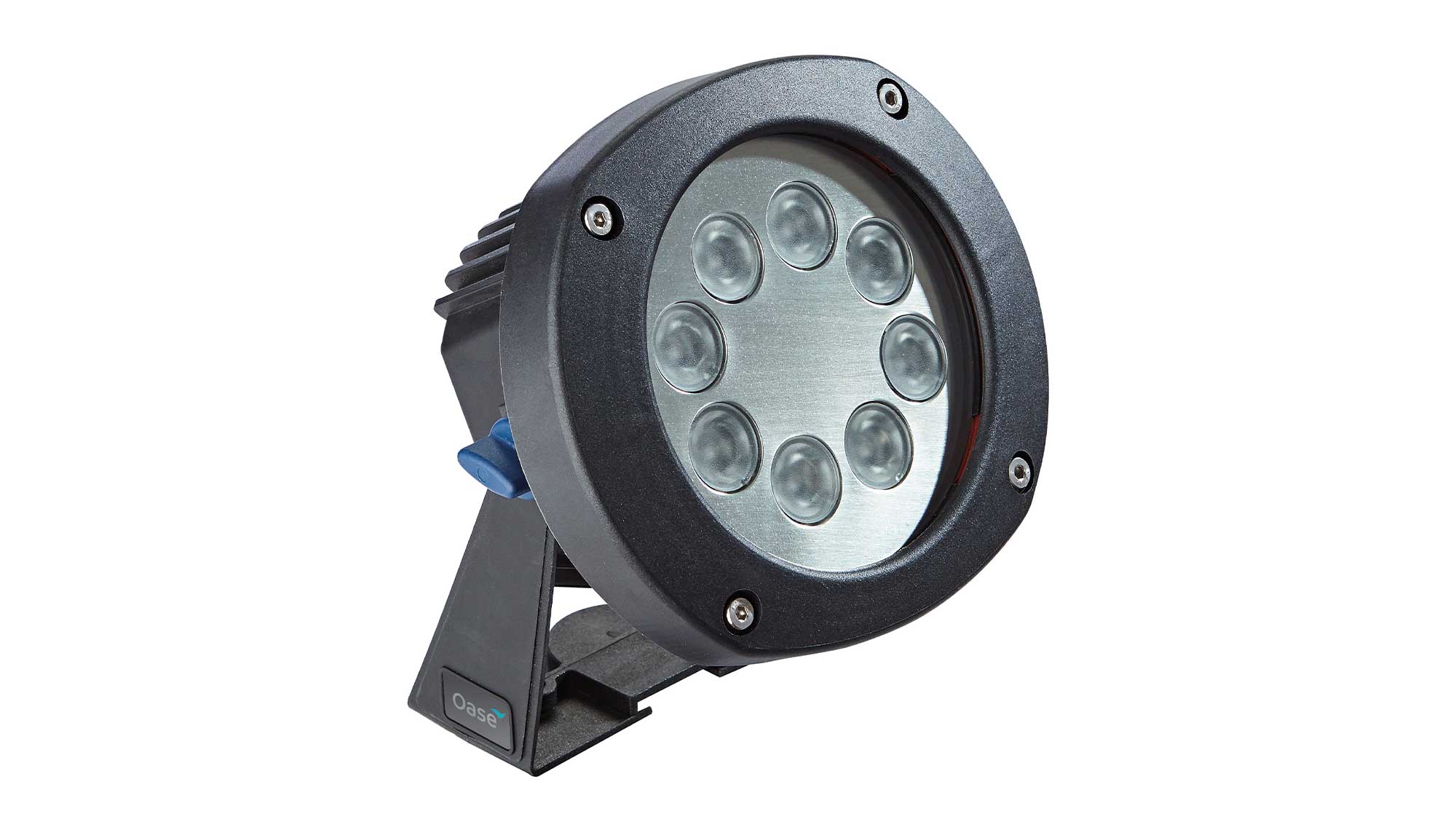 OASE158888-PF-LunAqua-Power-LED-XL The Oase LunAqua Power LED XL 4000 Wide Flood has a wide 45ยฐ bream angle for broad illumination of underwater features or bankside settings.