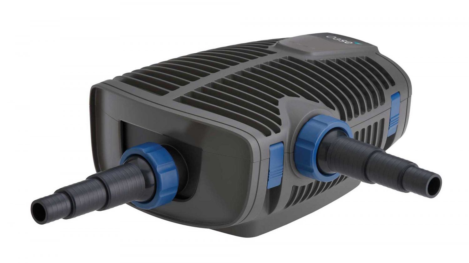 The Oase Aquamax Eco Premium 17000 is an energy-efficient filter and watercourse pump with an extra inlet to draw water from 2 locations.