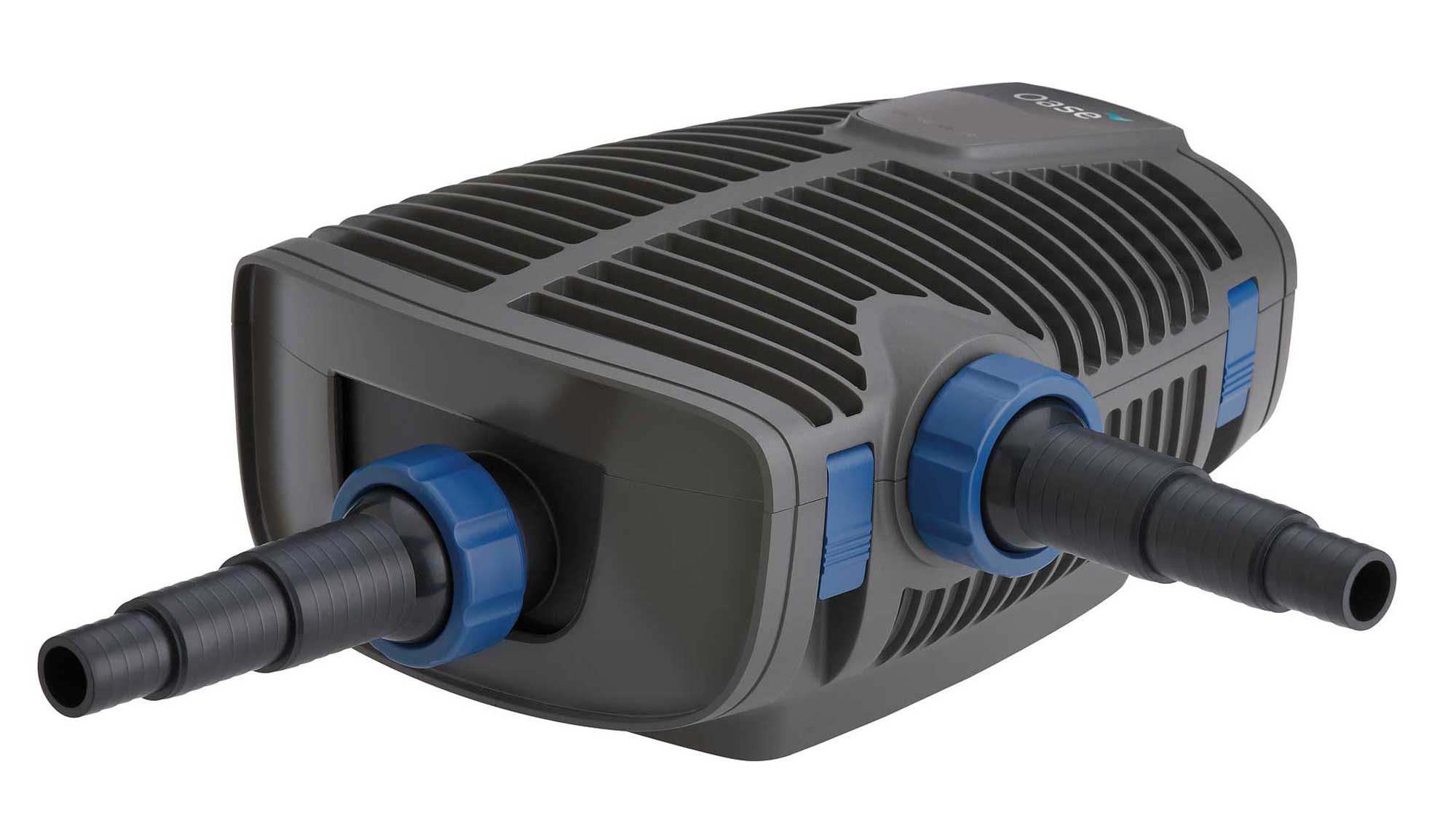 The Oase Aquamax Eco Premium 5000 is an energy-efficient filter and watercourse pump with an extra inlet.
