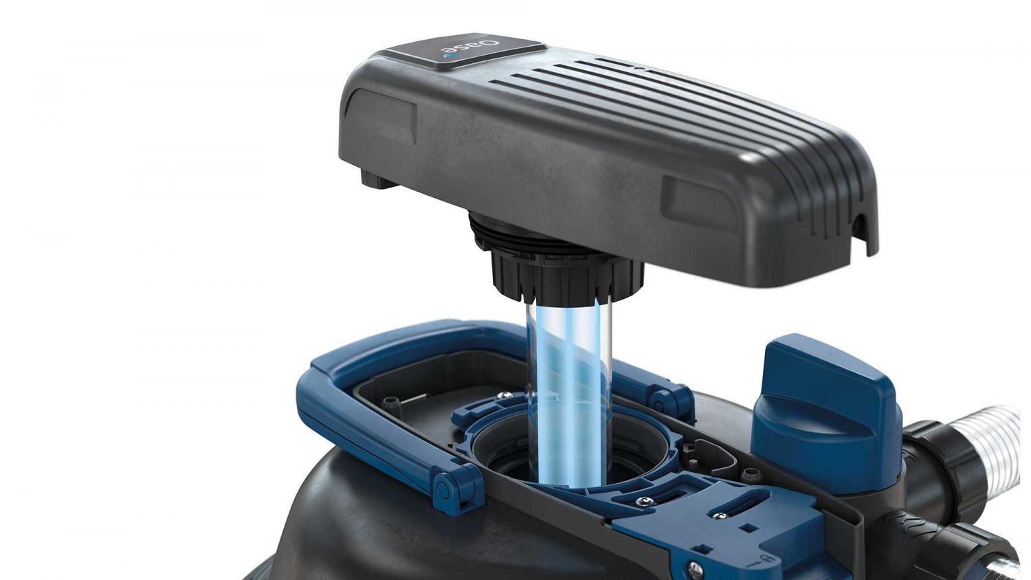 The Oase FiltoClear 19000 pressure filter is suitable for natural ponds up to 19mยณand goldfish ponds up to 10mยณ.