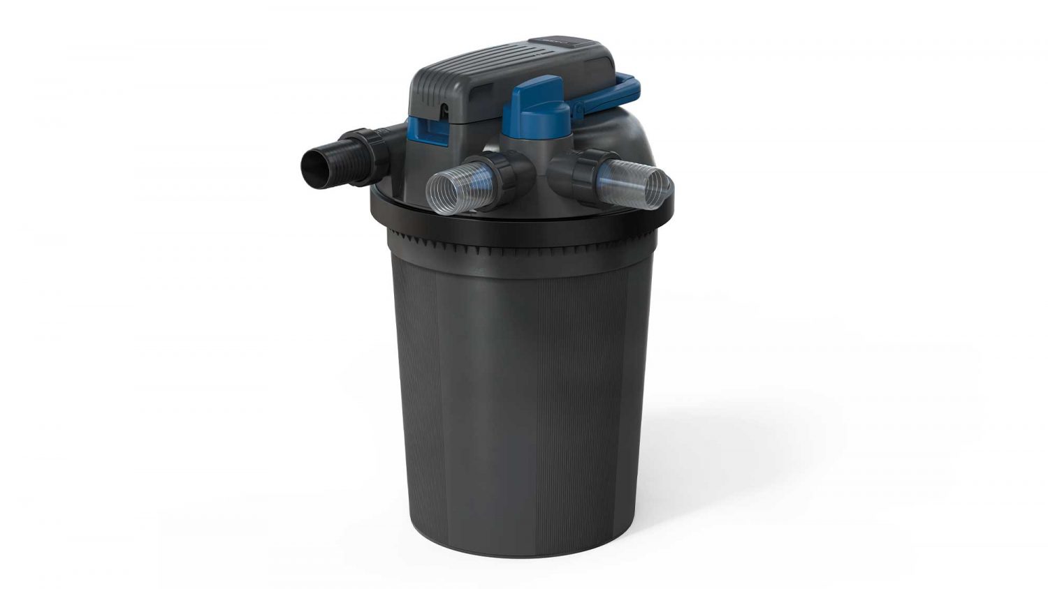 The Oase FiltoClear 19000 pressure filter is suitable for natural ponds up to 19m³and goldfish ponds up to 10m³.