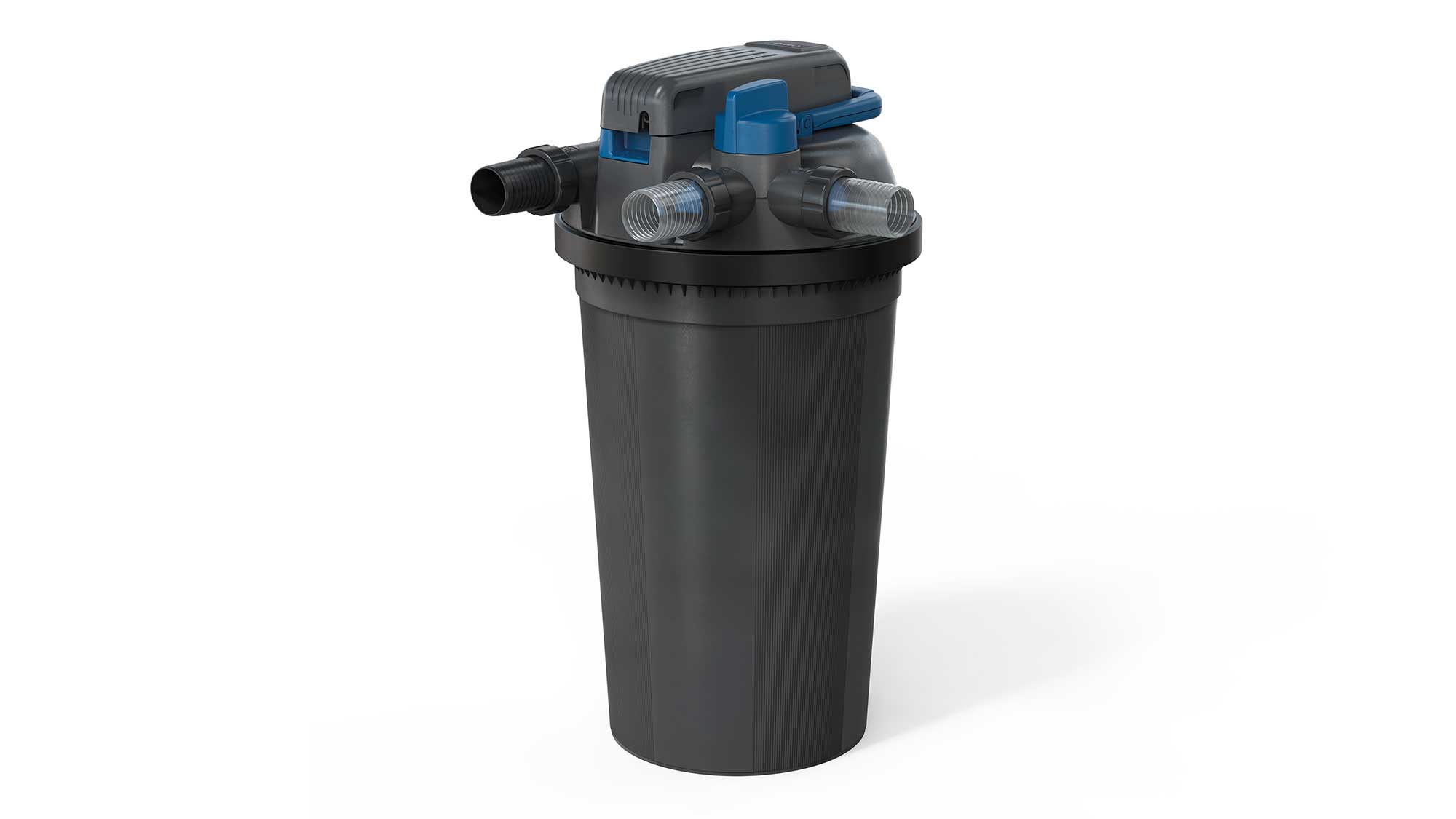 OASE159032-FiltoClear2 The FiltoClear 31000 is suitable for natural ponds up to 31m³and goldfish ponds up to 15m³.