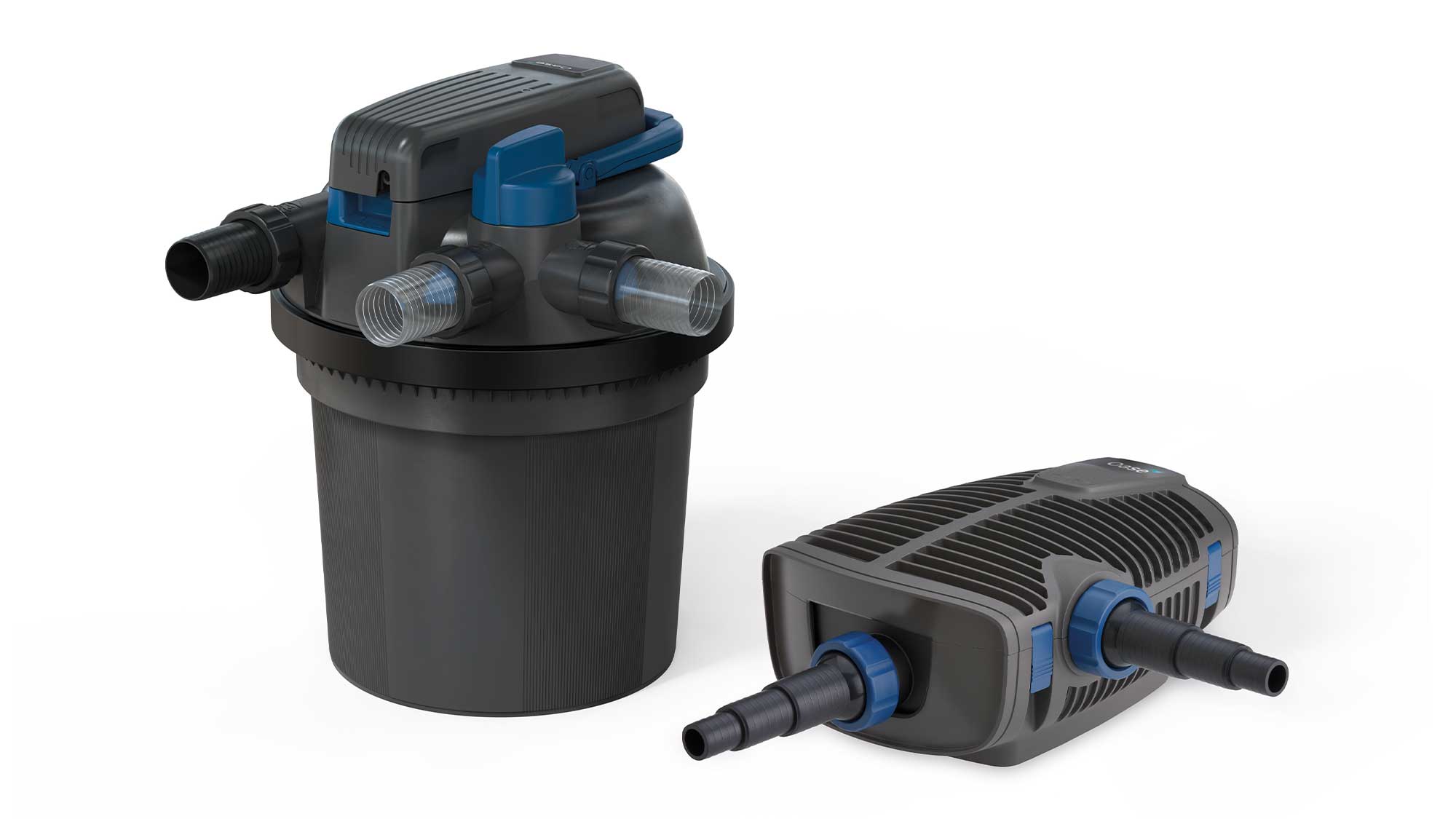 FiltoClear Set 13000 OC The FiltoClear Set 13000 OC is a complete pond filter set, including a 13,000 litre pond pressure filter, filter pump, and integrated 24W UV clarifier.