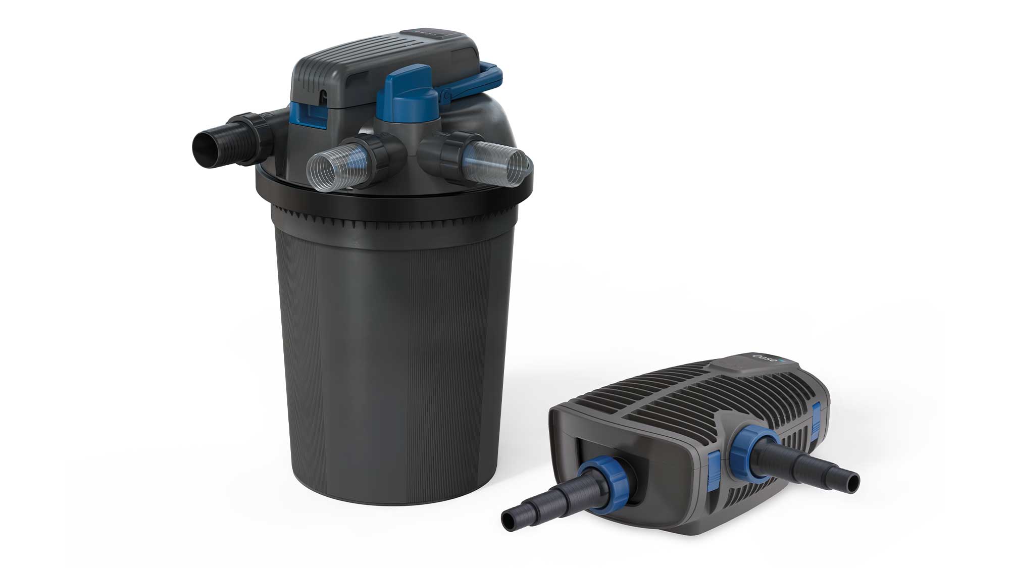FiltoClear Set 19000 OC The FiltoClear Set 19000 OC is a integrated UV clarifier that ensures clear water by killing unicellular algae that cause green water.