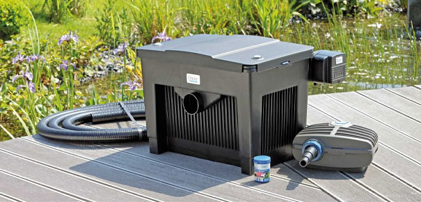 Pond Filters - Pond filters come in a variety of designs suited to different pond sizes.