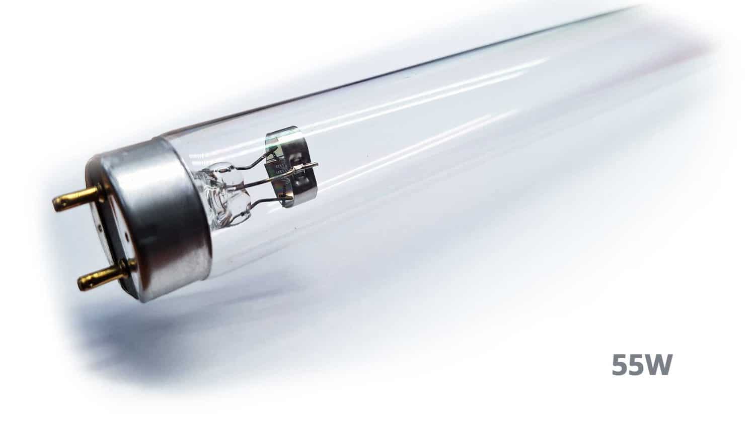 The Evolution Aqua 55W T8 UV Bulb is a replacement ultra violet bulb for use with Evolution Aqua UV Clarifiers, and other UV equipment that uses standard-sized T8 bulbs.